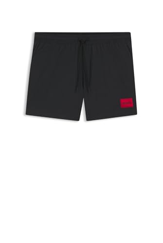 Hugo Costume da Bagno Uomo Dominica con Logo, Nero