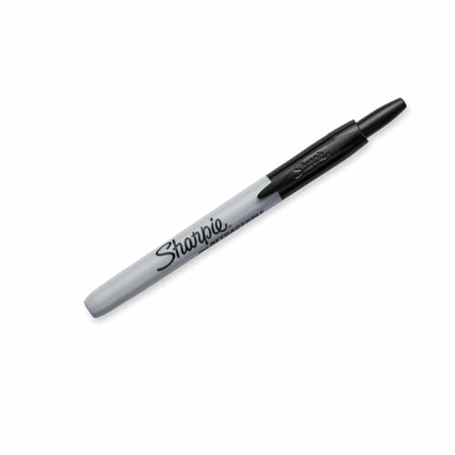 Sharpie Pennarello indelebile punta retrattile fine nero 21 pezzi