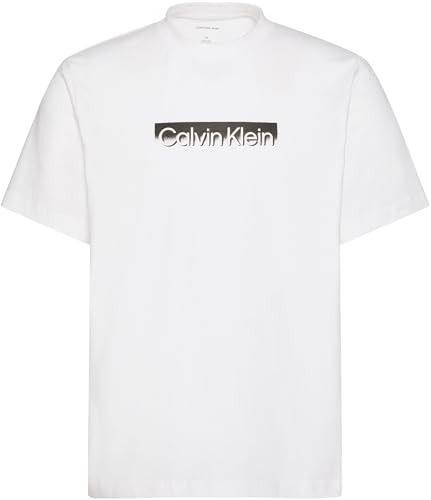 Calvin Klein Uomo T-Shirt Maniche Corte Sportswear con Scollo Rotondo