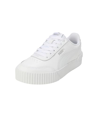 PUMA Women's Fashion Shoes CARINA LIFT TW Trainers & Sneakers, PUMA WHITE-PUMA WHITE
