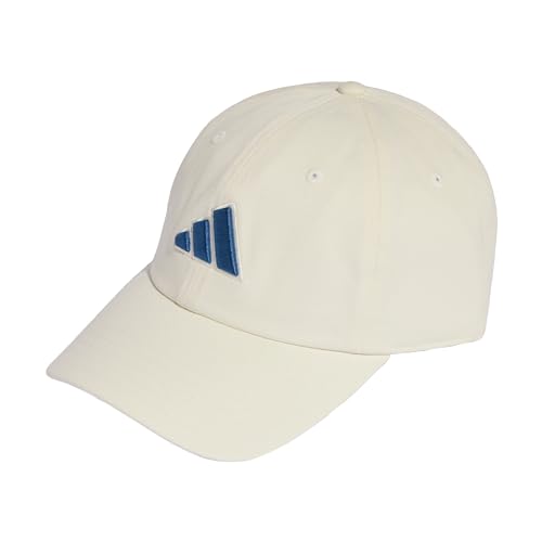 adidas Dad Cap Tonal Logo, off White/Dusky Petrol