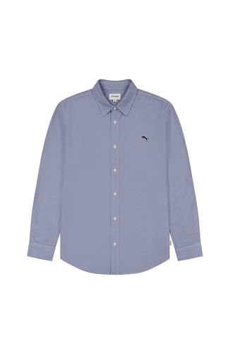 Wrangler LS 1 Pkt Shirt Oxford Blu