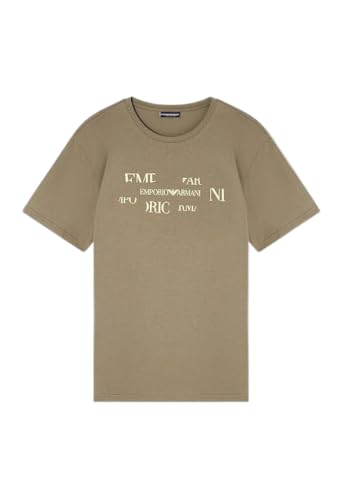 EMPORIO ARMANI T-Shirt Girocollo da Uomo con Stampa