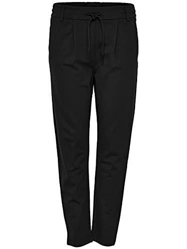 ONLY Poptrash Trousers, Pantaloni Donna, Nero