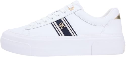 Tommy Hilfiger Sneakers Donna Suola Alta Foxing Webbing
