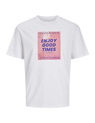 JACK & JONES Jjporto Tee SS Crew Neck Maglietta Uomo