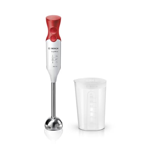 Bosch Frullatore a Immersione 450W, Lama 4 Ali Acciaio Inox