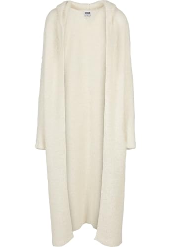 URBAN CLASSICS Cardigan Mantella Donna con Cappuccio Taglio Lungo
