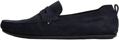Tommy Hilfiger Core Suede Driver Scarpe da Pilota Uomo Desert Sky