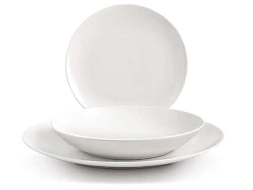 H&H Hollywood, Servizio Tavola New Bone China, 18 Pezzi
