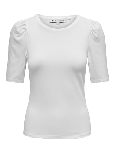 Onllive Love 2/4 Top da Donna Bianco
