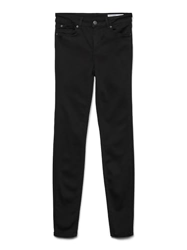 Vero Moda Vmlux Nw Super Slim Jeans Ba037 Noos Jeans, Nero