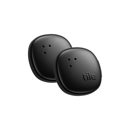 Life360 Tile Sticker Tracker Bluetooth 2 Pezzi Nero