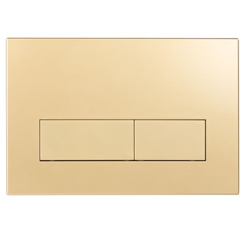 Mendorio Placca di Comando WC, Compatibile con Geberit Sigma, UP300 e UP320, Piastra Doppio Scarico, Dimensioni 246×164 mm
