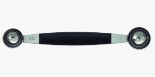 Arcos Professional Doppia Cucchiaia per Melone Acciaio Inox 3 cm Serie 18 cm