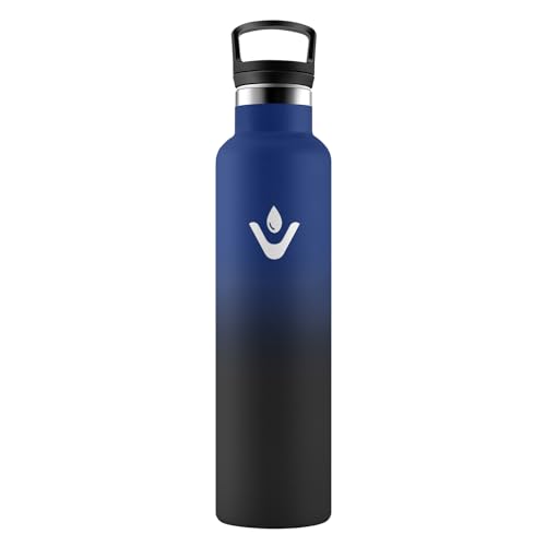 Borraccia in Acciaio Inox 1L Termica con Cannuccia, Isolamento Sottovuoto