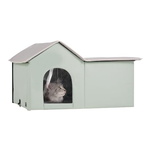 VEVOR Tappetino Riscaldato per Gatti 65x53 cm, Tessuto Oxford 600D, Regolabile 40-60℃