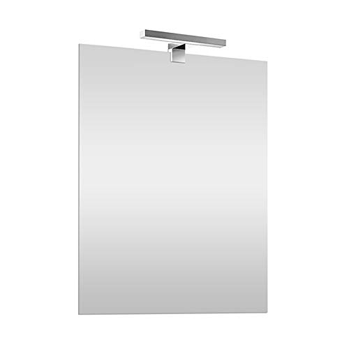 Inbagno Specchio con Lampada LED Reversibile, C