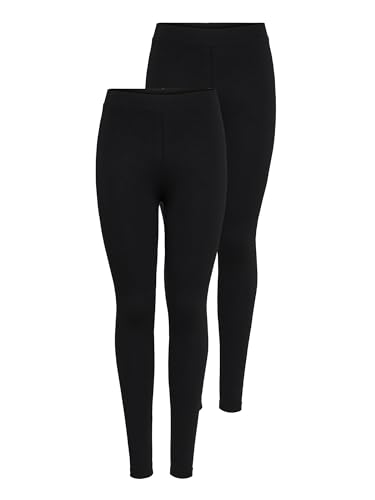 ONLY Onllive Love New Leggings 2-Pack Donna