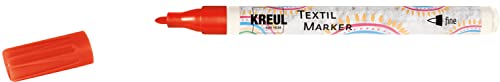 KREUL Pennarello tessile fine rosso