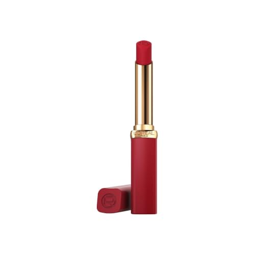L'Oréal Paris Rossetto Matte, Color Riche Colors of Worth, Effetto Volumizzante e Idratante, 1,8 g