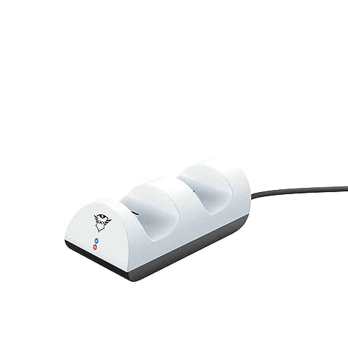 Base Ricarica Duale GXTrust per Controller PlayStation 5 DualSense, Bianco