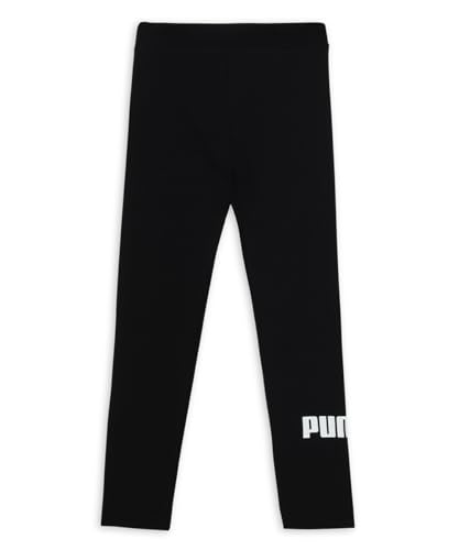Puma Ess Logo Leggings Bambina, Nero, 140