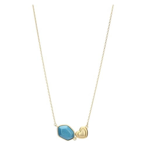 THUN Collana con Pietra in Ceramica e Cuore, 40+5 cm