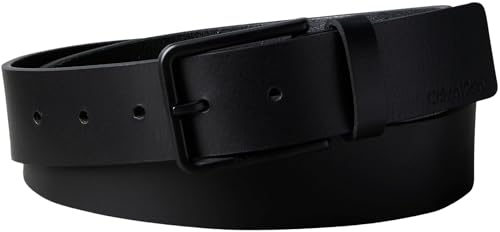 Calvin Klein Uomo Cintura Warmth Buckle Smoth 3,5 cm Fibbia Quadrata