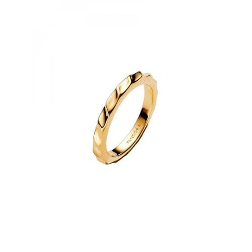 Pandora Anello Donna Ondulato Argento Sterling Placcato Oro 14K