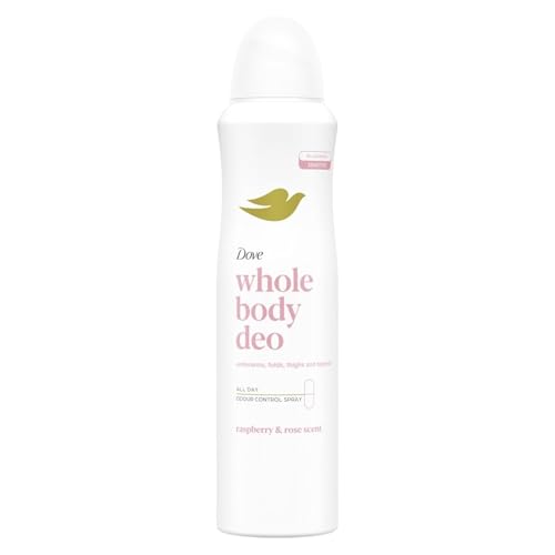 Dove Whole Body Deo Spray 150ml Lamponi e Rosa