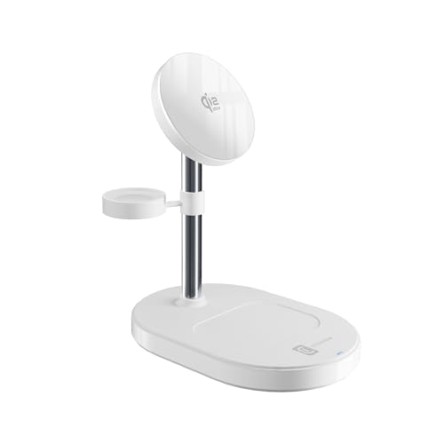 Cellularline MAG TRIO Caricatore Wireless Magnetico 3 in 1 25W Bianco