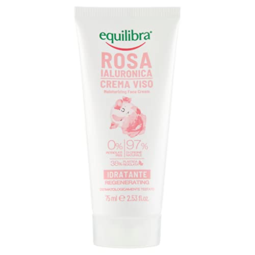 Equilibra Rosa Ialuronica Crema Viso Idratante, 75 ml