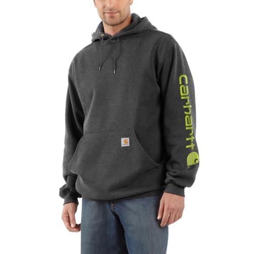 Carhartt Loose Fit Midweight Logo Sleeve Graphic Felpa con Cappuccio Uomo