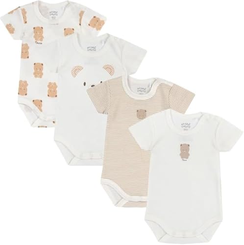 Chicco Bimbo 0-24 Set 4 Body Maniche Corte