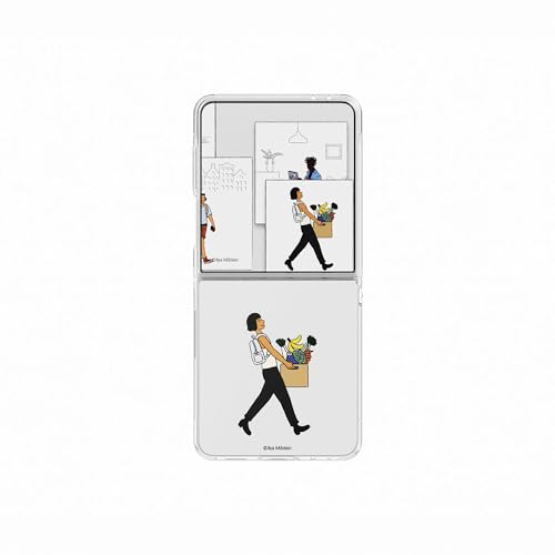 Samsung FlipSuit Case Cover trasparente con Card