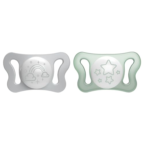 Chicco PhysioForma Micrò Lumi Succhietto Luminescente 0-2 Mesi 2 Pezzi