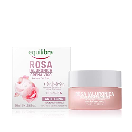 Equilibra Rosa Ialuronica Crema Viso Anti-aging, 50 ml