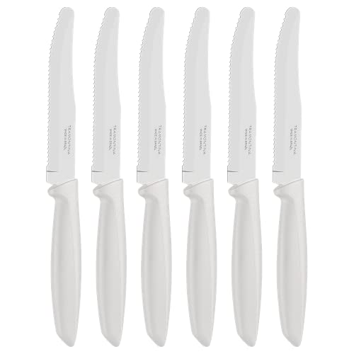 Tramontina Set Coltelli da Tavola Dentati Plenus 6 Pezzi