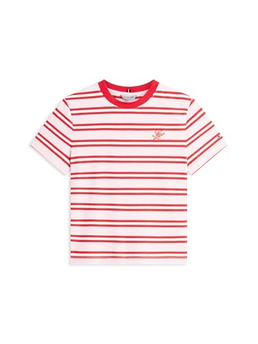 Tommy Hilfiger Maglietta Donna TH Script Reg C-Nk SS