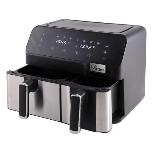 ARDES ELDORADA DUAL Friggitrice Ad Aria Doppio Cestello 9 Litri