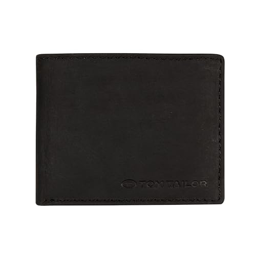 TOM TAILOR Ron Portafoglio in pelle uomo orizzontale anti RFID