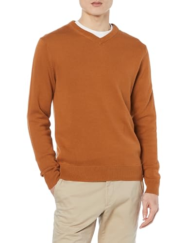 Amazon Essentials Maglione Uomo con Scollo a V