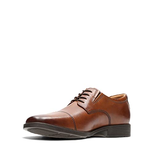 Clarks Tilden Cap Scarpe Uomo Marrone Dark Tan