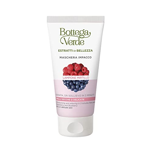 Bottega Verde Maschera Impacco Lampone e Mirtillo 75 ml