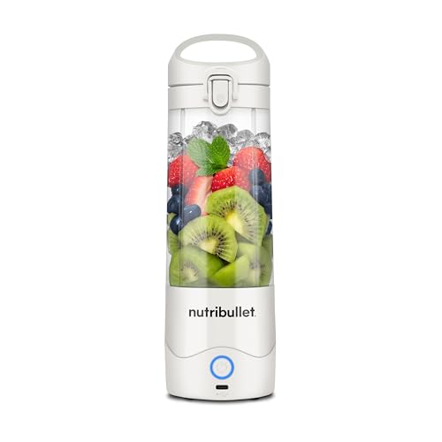 Nutribullet Frullatore Portatile 475ml BPA Free, Ricaricabile USB-C