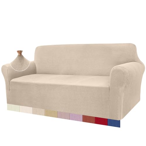 Granbest Copridivano Elasticizzato Jacquard 3 Posti Beige