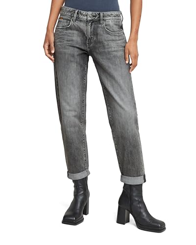G-STAR Kate Boyfriend Jeans Donna, Blu Sun Faded Gunmetal