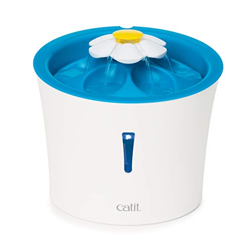 Catit Fontana per gatti a forma di fiore con LED, 3 l
