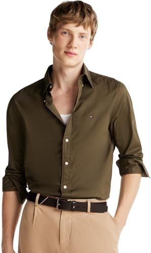 Tommy Hilfiger Camicia Flex Poplin Uomo Regular Fit